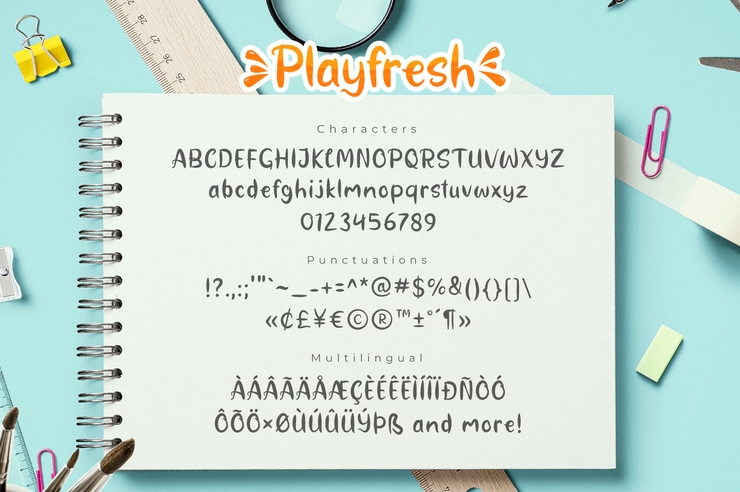 Playfresh Only字体 5