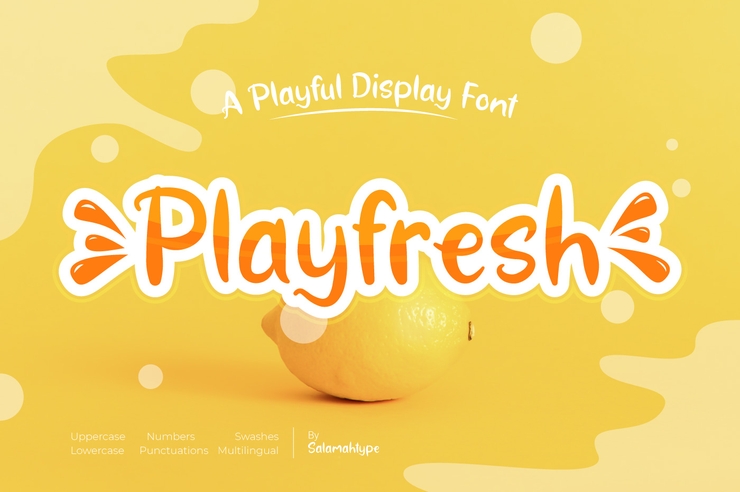 Playfresh Only字体 7