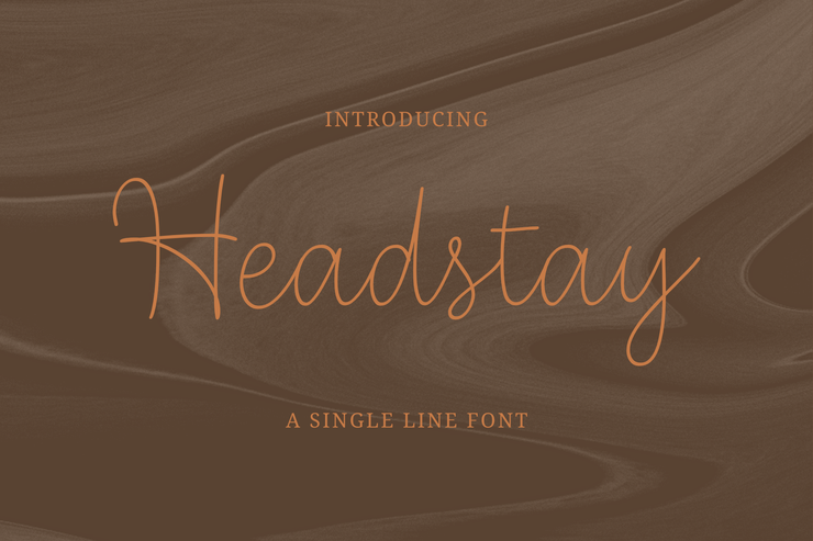 Headstay字体 1