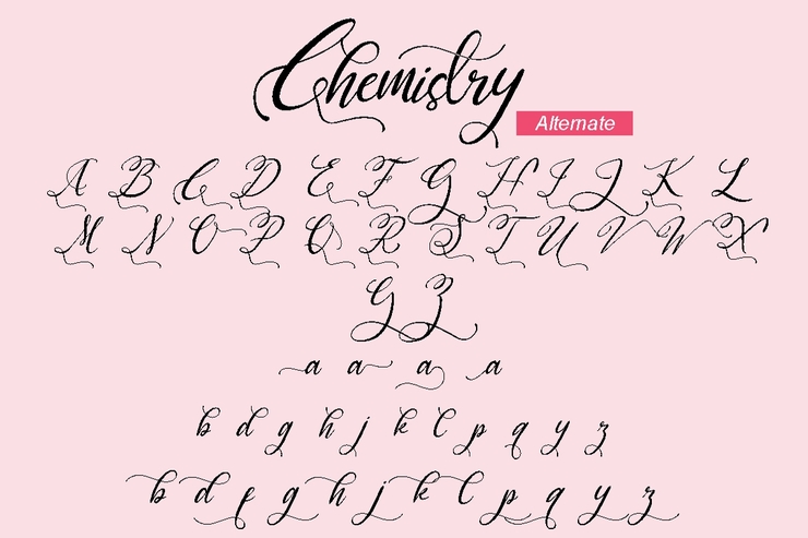 Chemistry字体 3