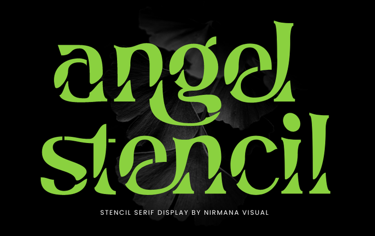 Angel Stencil字体 5