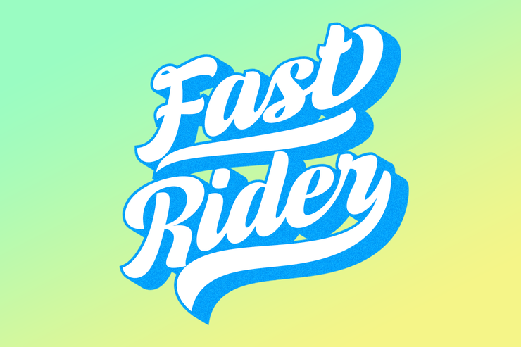 Fast Rider字体 4