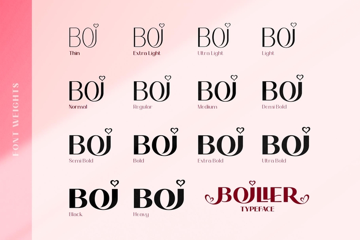 Boiller version字体 10