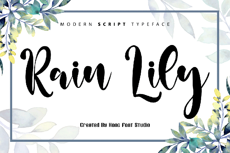 Rain Lily字体 1