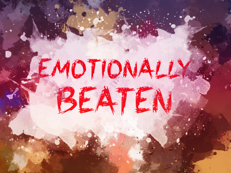 e Emotionally Beaten字体 1