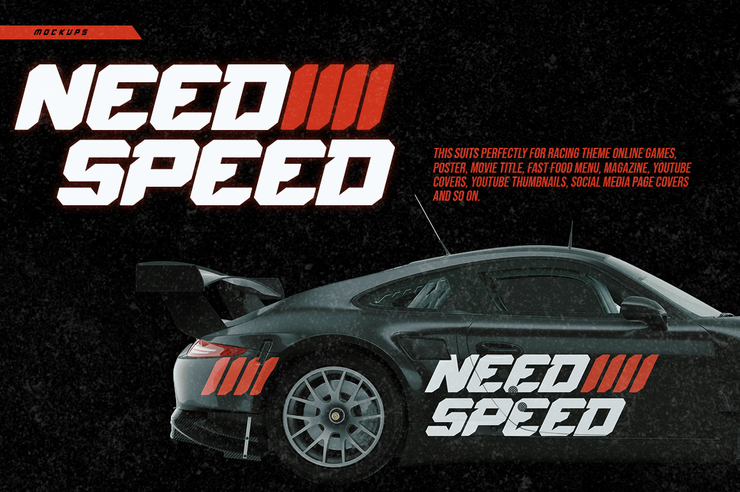 Speed Rush字体 2