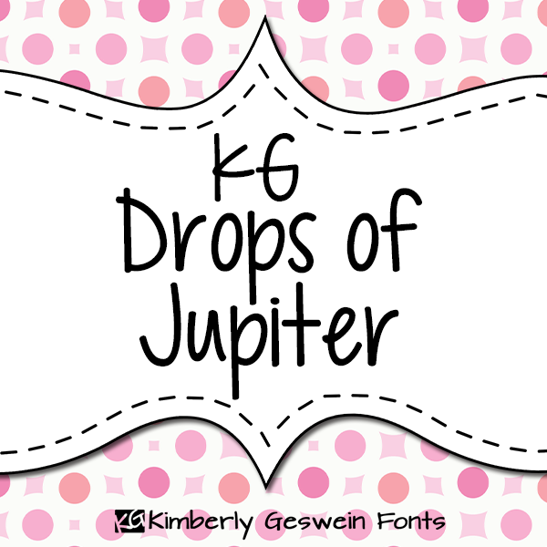 KG Drops of Jupiter字体 2