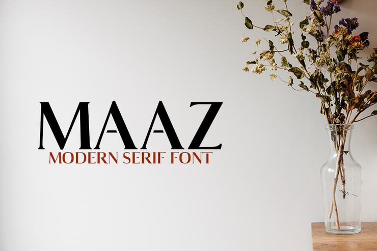 Maaz Bold字体 1