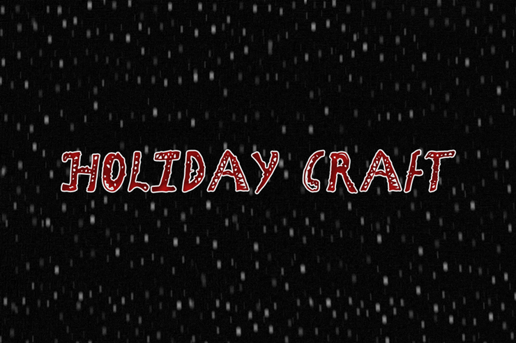 Holiday Craft字体 1