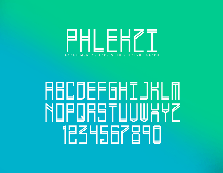 Phlekzi字体 1