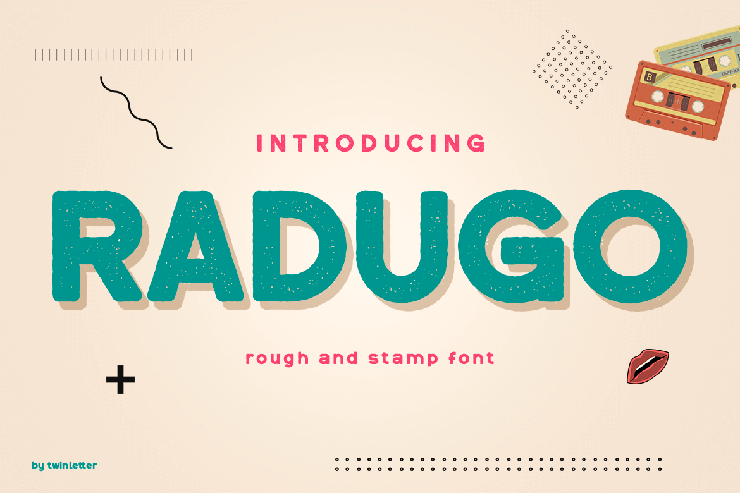 Radugo字体 5