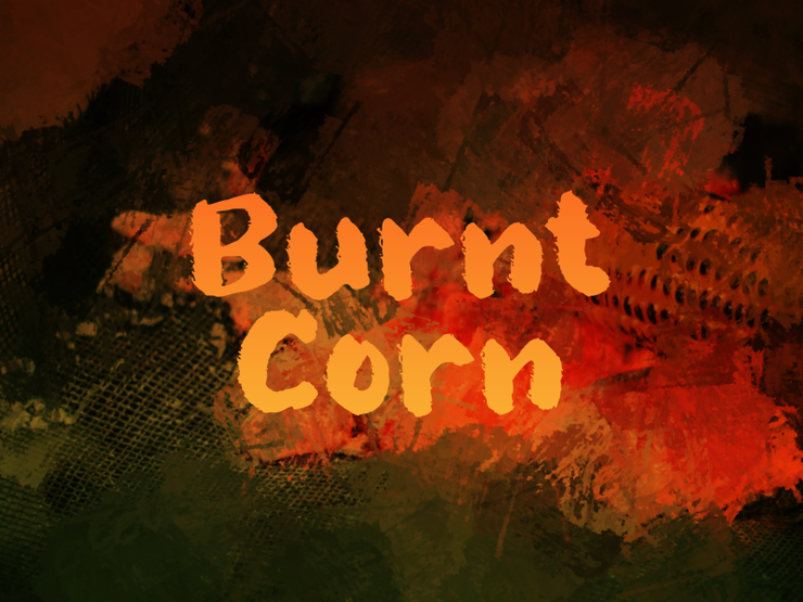 b Burnt Corn字体 1