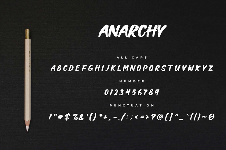 Anarchy字体 5