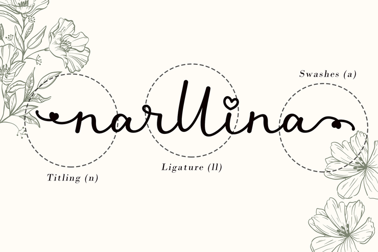 Narllina字体 9