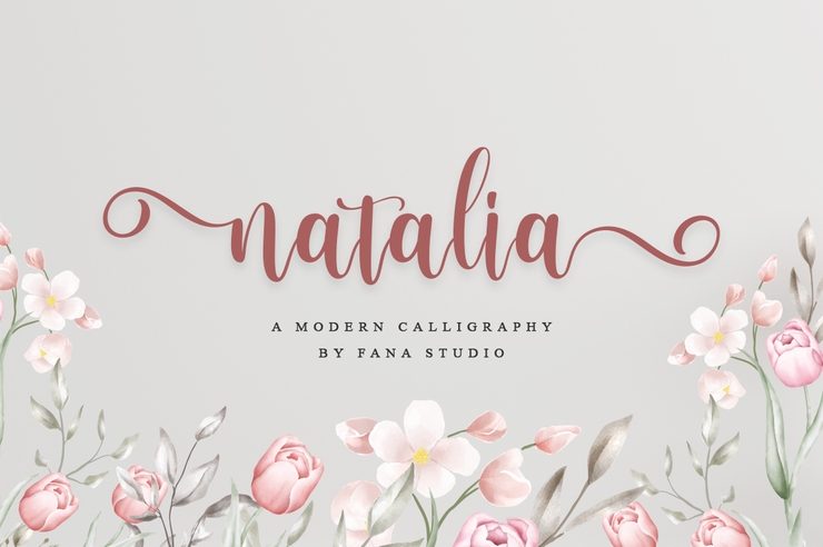 natalia字体 1