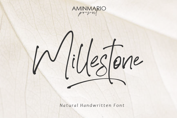 Millestone字体 1