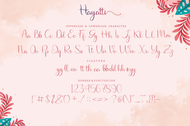 Hayatti字体 7