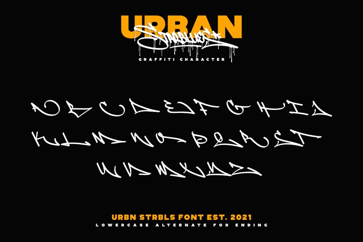 Urban Starblues字体 9