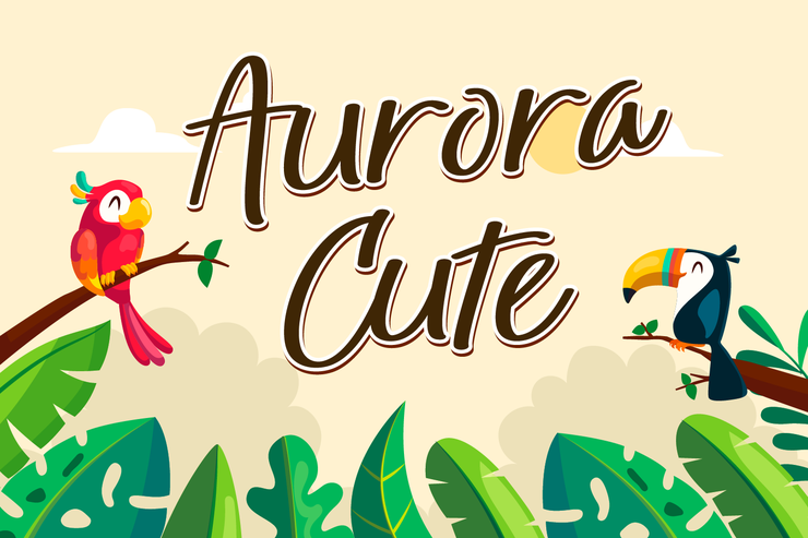 Aurora Cute字体 1