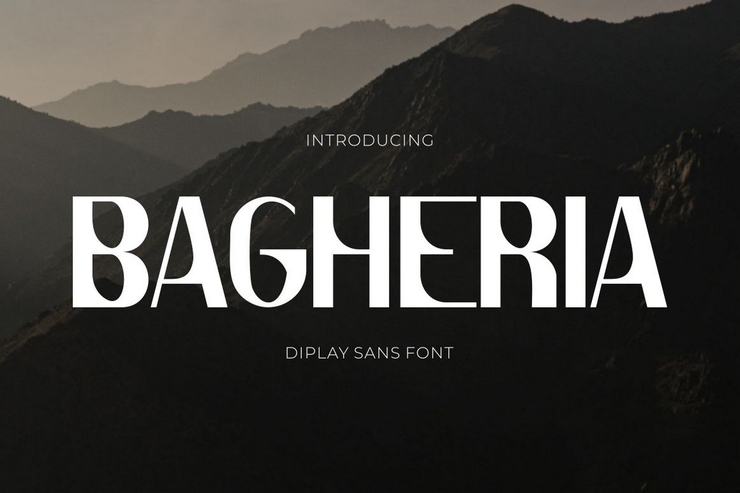 Bagheria字体 1