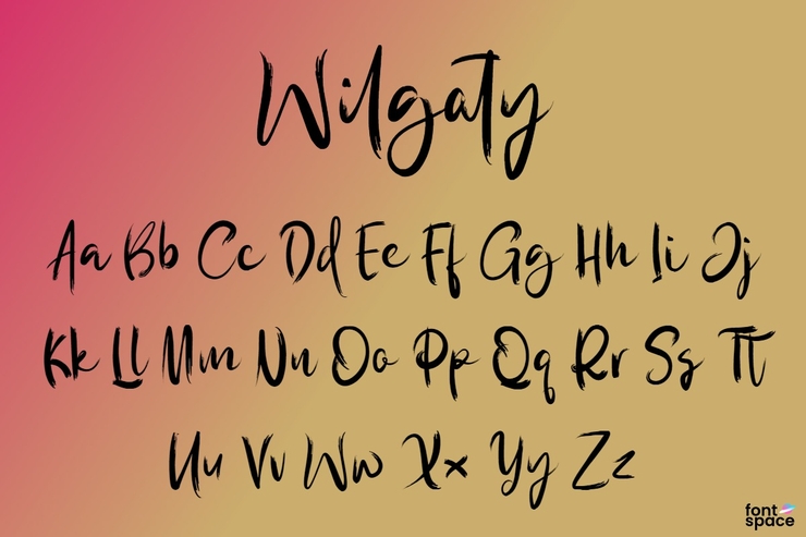 Wilgaty Pen字体 1