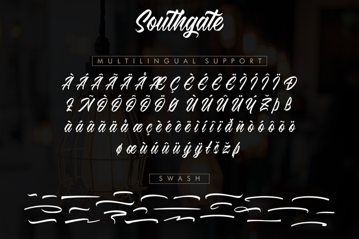 Southgate字体 10