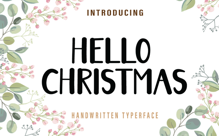 Hello Christmas字体 1