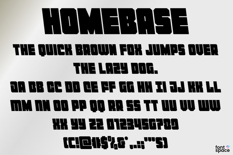 Homebase字体 1