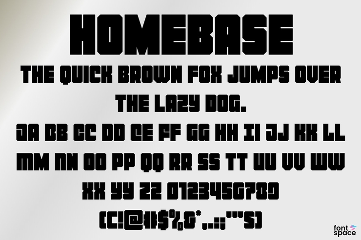 Homebase字体 6