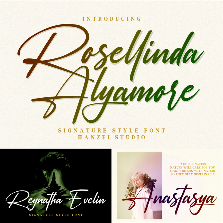 Rosellinda Alyamore字体 3
