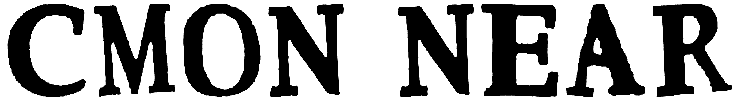 CMON NEAR字体 1