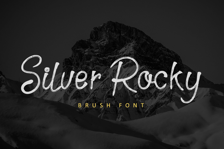 Silver Rocky字体 4