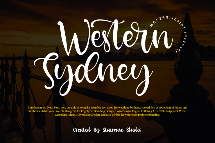 Western Sydney字体 1