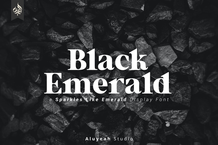 Black Emerald字体 3