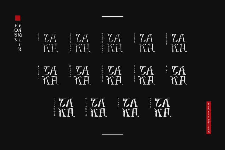 Takashimura字体 5