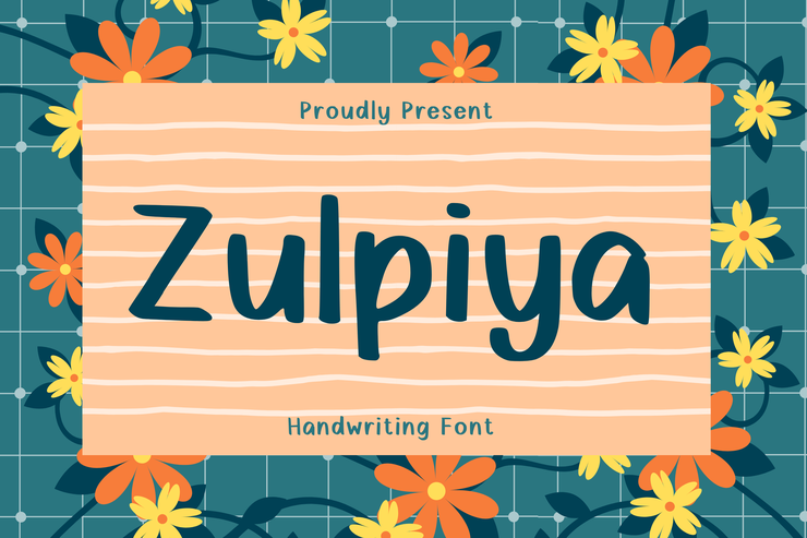 Zulpiya字体 6