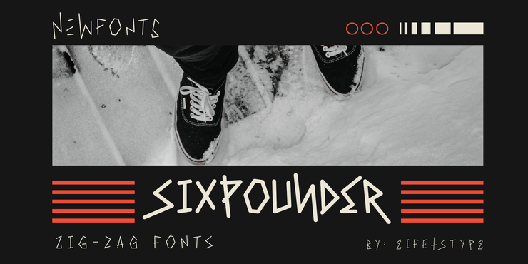 Sixpounder字体 2