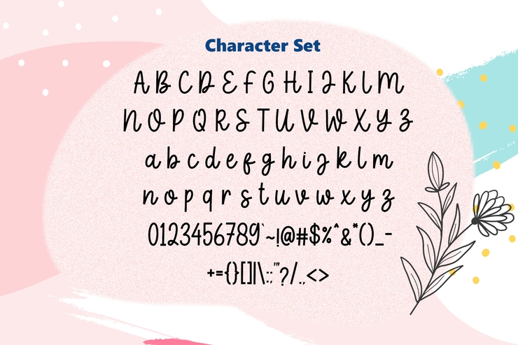 Pinky Spring字体 5
