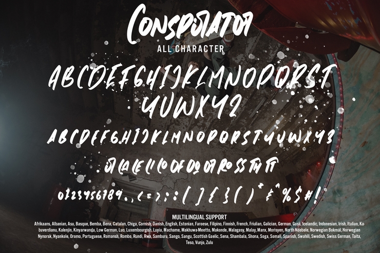Conspirator字体 3