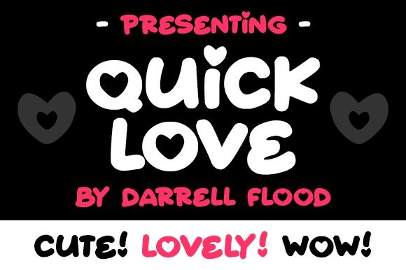 Quick Love字体 2