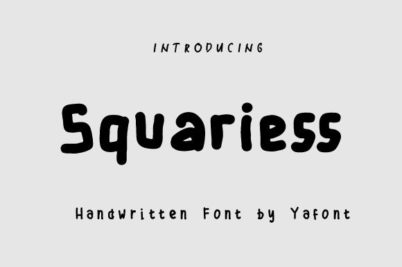 Squaress字体 1