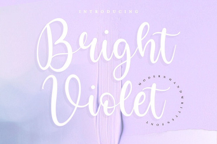 Bright Violet字体 1