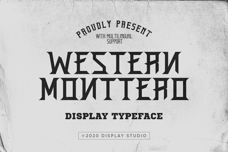 Western Monttero字体 1
