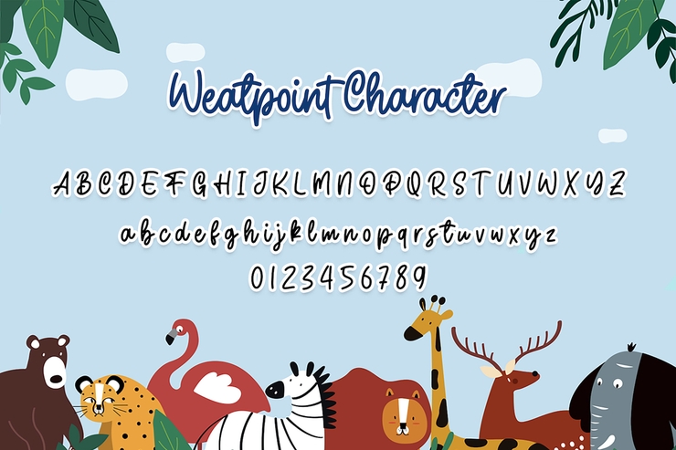 Weatpoint字体 8