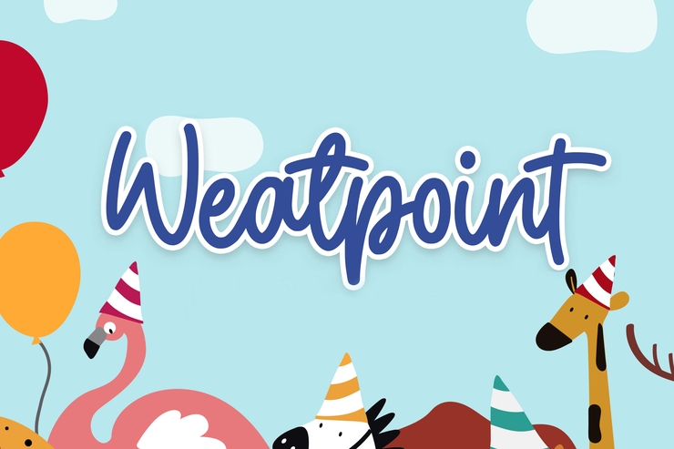 Weatpoint字体 9