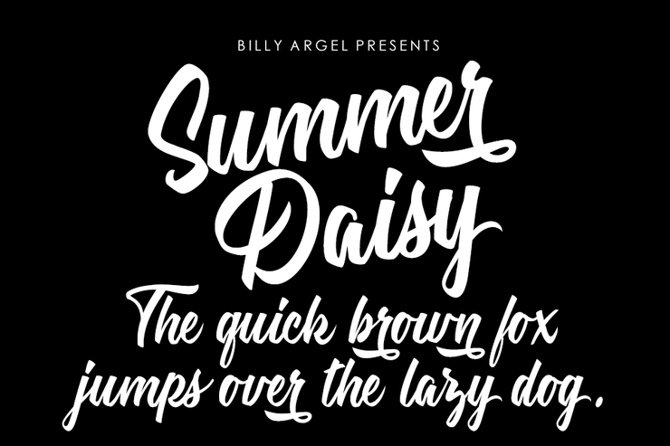 Summer Daisy字体 1