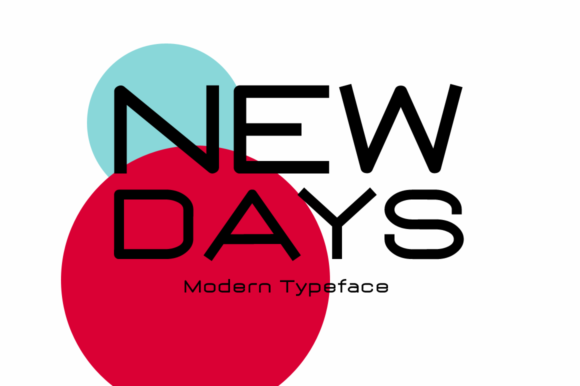 New Days字体 2