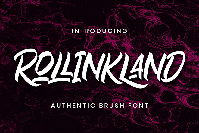 Rollinkland字体 1