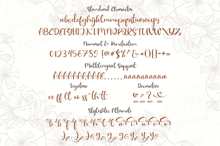 Syakira字体 5