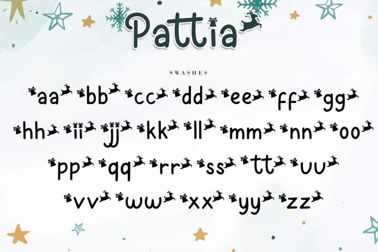 Pattia字体 5